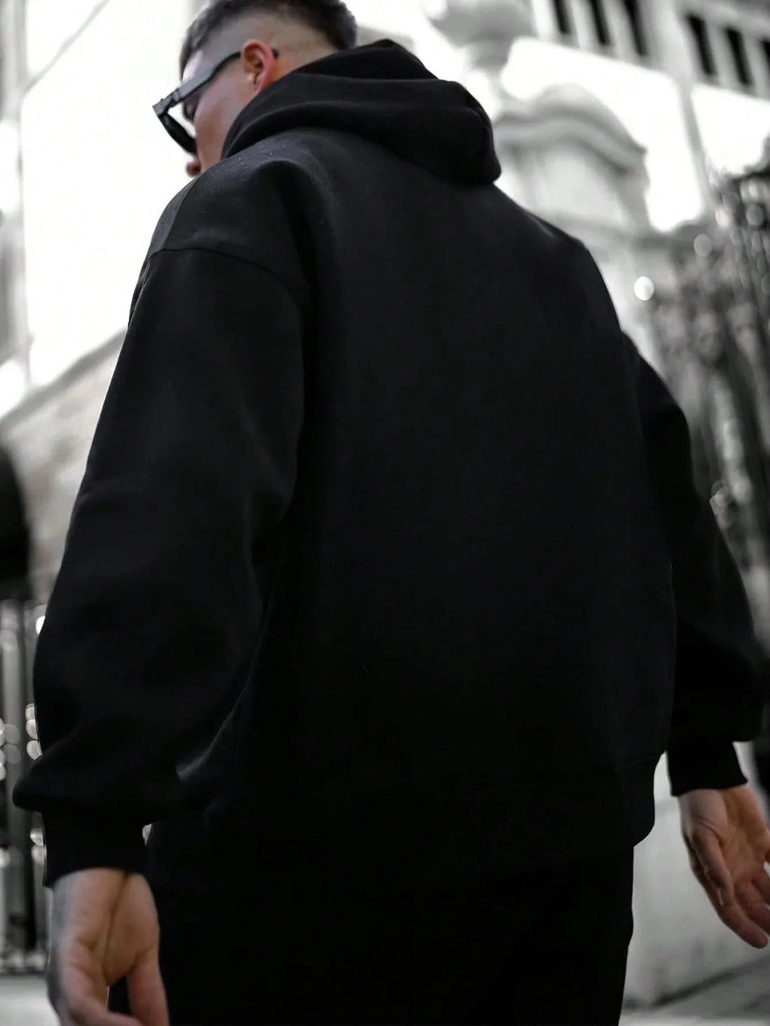 Believer Letter Print Oversized Hoodie