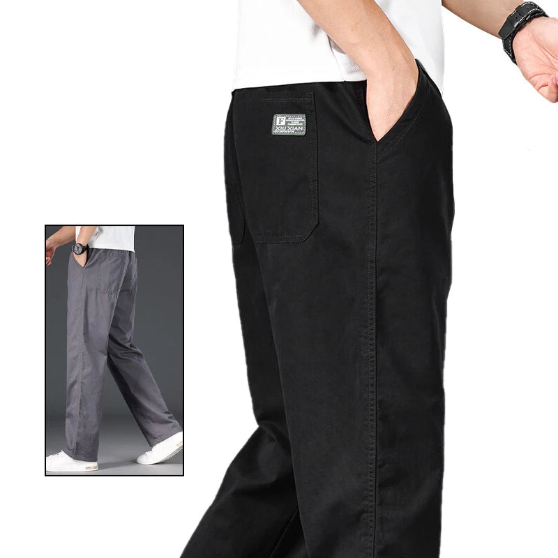Big Size Men’s Casual Cotton Pants