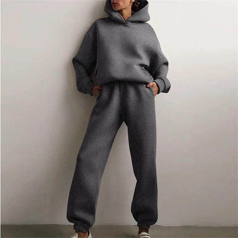 Women’s Oversized Tracksuit Hoodie Set