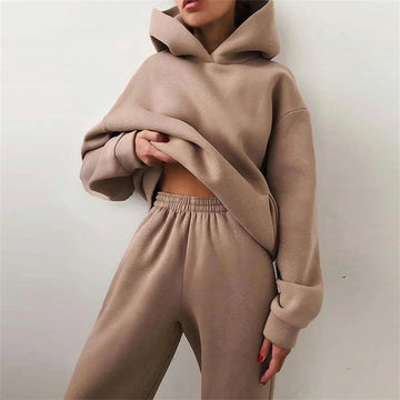 Women’s Oversized Tracksuit Hoodie Set