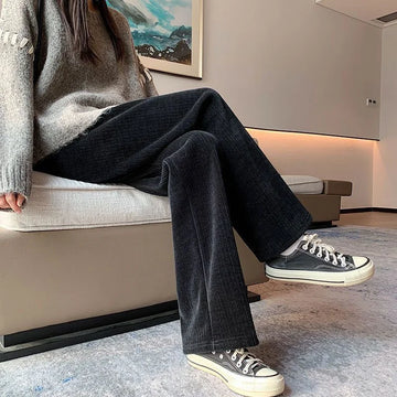 Women’s Fleece Wide Leg Pants