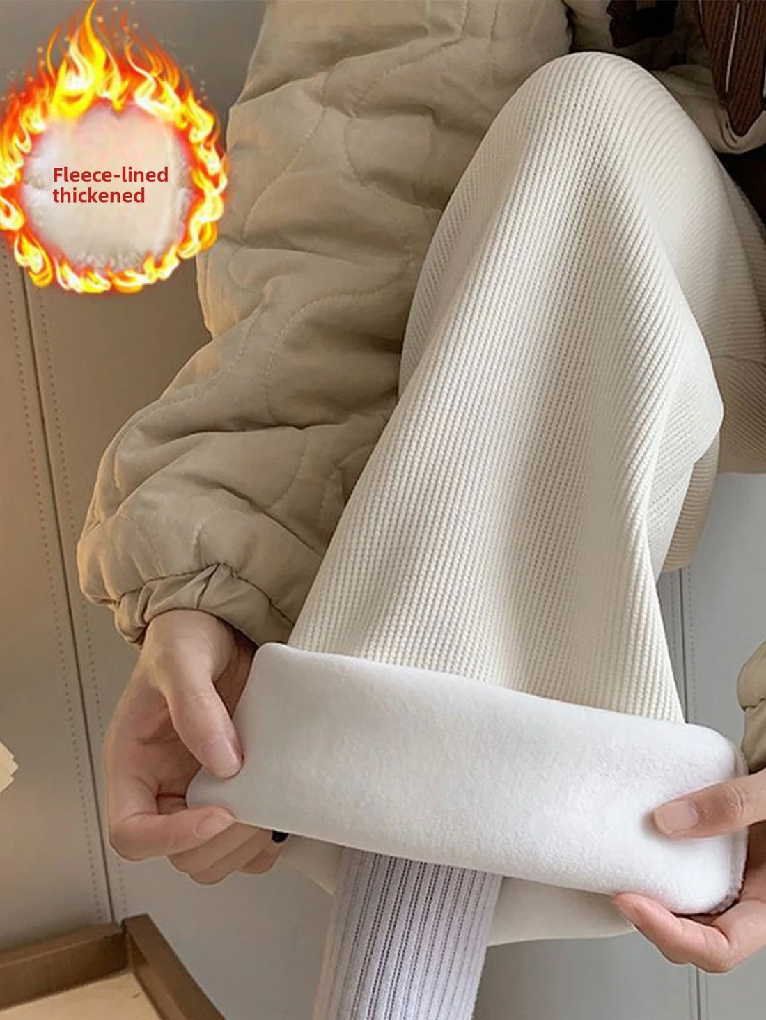 Women’s Fleece Wide Leg Pants