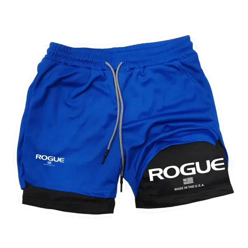 2-in-1 Double Layer Tight Shorts